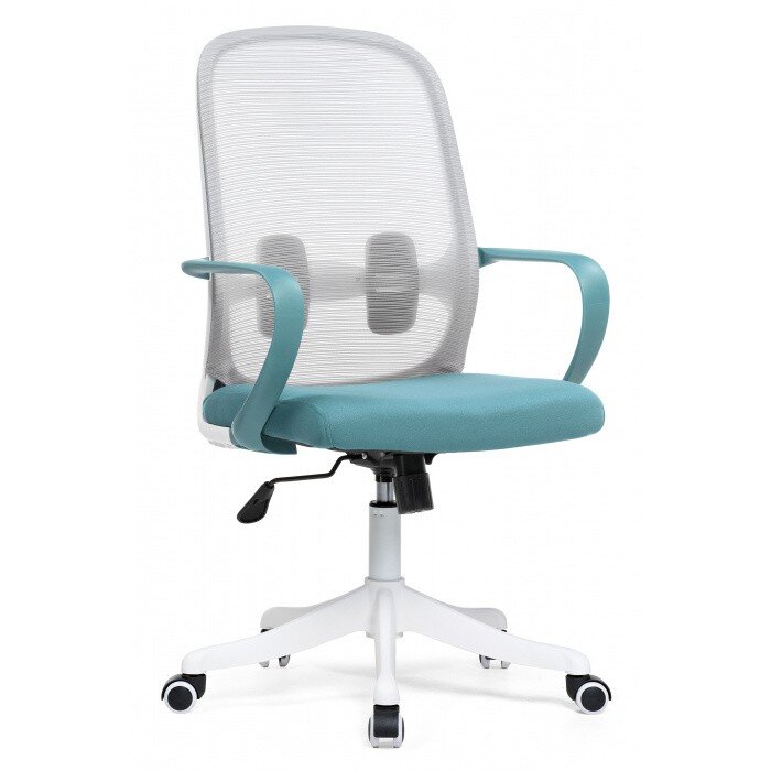 Компьютерное кресло Bust gray / blue / white Компьютерное кресло Bust gray / blue / white