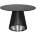 Стол TERNI 120 MATT BLACK MARBLE SOLID CERAMIC Черный мрамор матовый, керамика /Черн.каркас, ®DISAUR 
