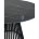 Стол TERNI 120 MATT BLACK MARBLE SOLID CERAMIC Черный мрамор матовый, керамика /Черн.каркас, ®DISAUR 