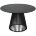 Стол TERNI 120 MATT BLACK MARBLE SOLID CERAMIC Черный мрамор матовый, керамика /Черн.каркас, ®DISAUR 