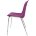 Стул пластиковый на металлокаркасе Venezia-4 Viola purple 145 Фиолетовый