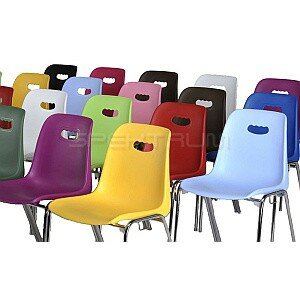 Стул пластиковый на металлокаркасе Venezia-4 Viola purple 145 Фиолетовый