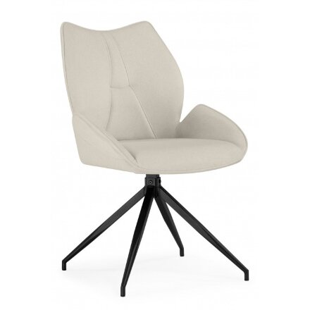 Стул на металлокаркасе Miranda 360 крутящийся beige / black 