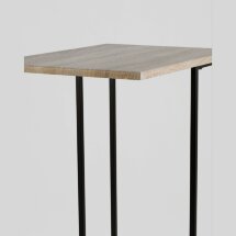 Журнальный столик Stool Group Рози 30х50х74 см, металлический каркас, столешница цвет дерево