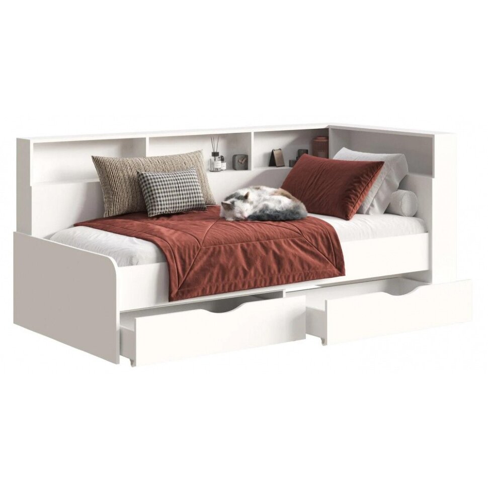 Кровать Амер 190х80 белая Кровать Амер 190х80 белая