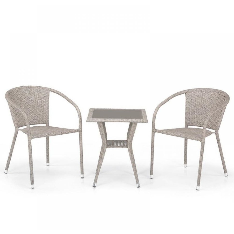 Комплект плетеной мебели T25C/Y137C-W85 Latte (2+1) Комплект плетеной мебели T25C/Y137C-W85 Latte (2+1)