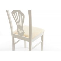 Стул деревянный Мебель Малайзии Arfa butter white