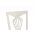 Стул деревянный Мебель Малайзии Arfa butter white 