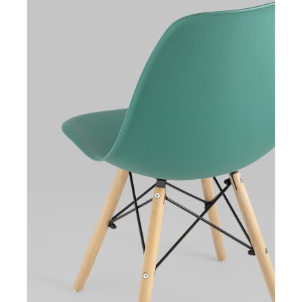 Стул Eames Style DSW серо-зеленый x4 