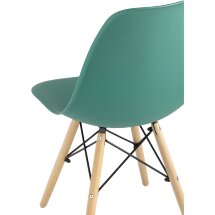 Стул Eames Style DSW серо-зеленый x4