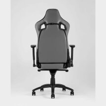 Игровое кресло Stool Group компьютерное TopChairs Racer Premium серое геймерское
