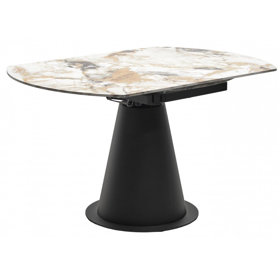 Керамический стол поворотный Teramo 135 gloss grand jade solid ceramic / бронзовый Керамический стол поворотный Teramo 135 gloss grand jade solid ceramic / бронзовый