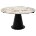 Керамический стол поворотный Teramo 135 gloss grand jade solid ceramic / бронзовый 