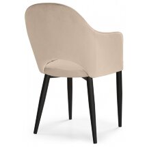 Стул на металлокаркасе Vener beige / black