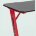 Стол геймерский Stool Group компьютерный игровой для геймеров TopChairs Arena красный 