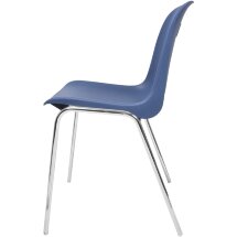 Стул пластиковый на металлокаркасе Venezia-4 blue ral 5009
