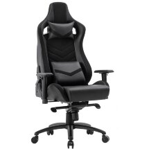 Игровое кресло Stool Group компьютерное TopChairs Racer Premium черное геймерское