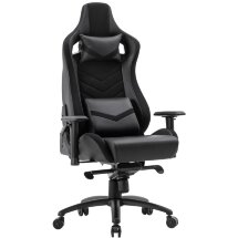 Игровое кресло Stool Group компьютерное TopChairs Racer Premium черное геймерское