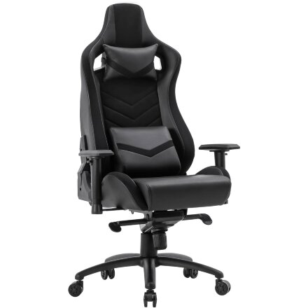Игровое кресло Stool Group компьютерное TopChairs Racer Premium черное геймерское 