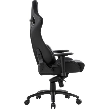 Игровое кресло Stool Group компьютерное TopChairs Racer Premium черное геймерское 