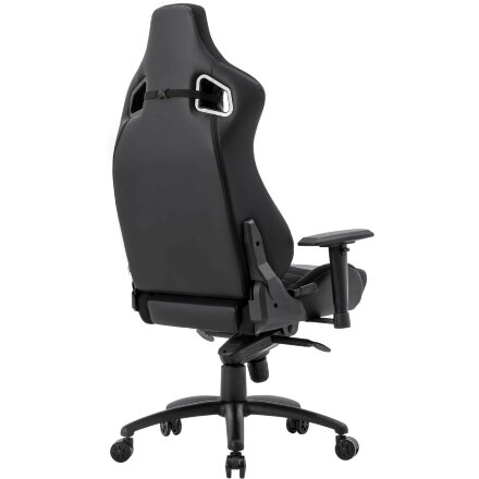Игровое кресло Stool Group компьютерное TopChairs Racer Premium черное геймерское 
