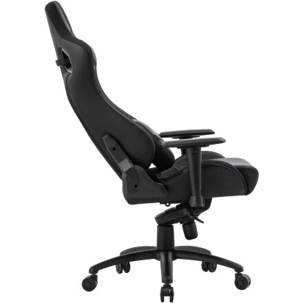 Игровое кресло Stool Group компьютерное TopChairs Racer Premium черное геймерское 