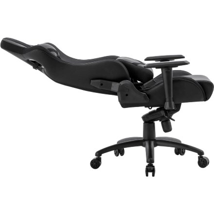 Игровое кресло Stool Group компьютерное TopChairs Racer Premium черное геймерское 