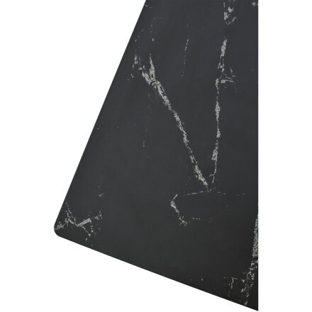 Стол FONDI 180 MARBLES NERO KL-116 Черный мрамор матовый, итальянская керамика/ черн.каркас, ®DISAUR 