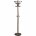 Вешалка-стойка BRABIX &quot;CR-282&quot;, металл/мрамор, 1,8 м, на диске диаметром 36 см, 6 крючков + 4 дополнительных, коричневая, 601745 Коричневый