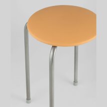 Табурет Stool Group Оранж мягкий  сахара, стальной каркас, сидение поролон, обивка кожзаменитель