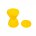 Табурет Button желтый 