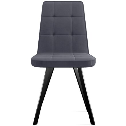 Стул DikLine 207 B28 ANTRACITE, ножки черные 