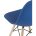 Стул Eames Style DSW синий 