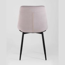 Комплект из двух стульев Stool Group Флекс велюр светло-сиреневый ножки из металла черные