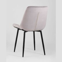 Комплект из двух стульев Stool Group Флекс велюр светло-сиреневый ножки из металла черные