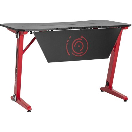 Стол геймерский Stool Group компьютерный игровой для геймеров TopChairs Space красный 