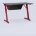 Стол геймерский Stool Group компьютерный игровой для геймеров TopChairs Space красный 