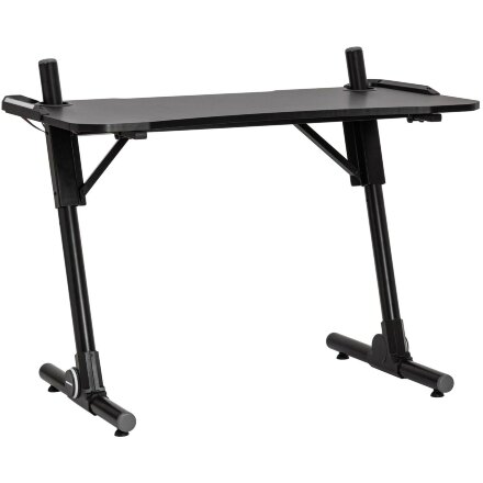 Стол геймерский Stool Group компьютерный игровой для геймеров TopChairs Storm LED черный 