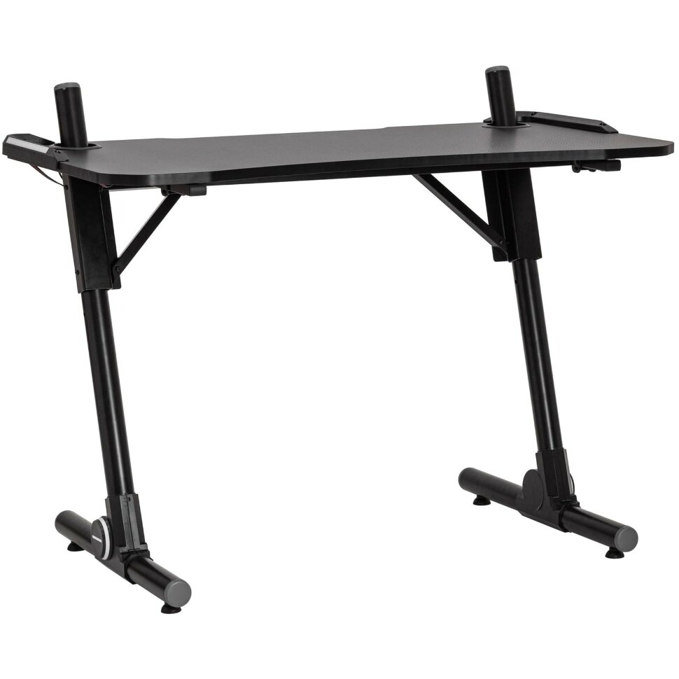 Стол геймерский Stool Group компьютерный игровой для геймеров TopChairs Storm LED черный Стол геймерский Stool Group компьютерный игровой для геймеров TopChairs Storm LED черный