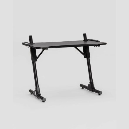 Стол геймерский Stool Group компьютерный игровой для геймеров TopChairs Storm LED черный 