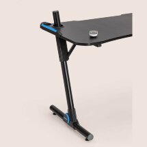 Стол геймерский Stool Group компьютерный игровой для геймеров TopChairs Storm LED черный