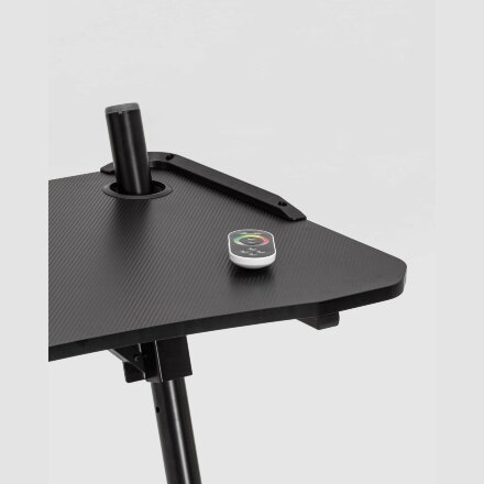 Стол геймерский Stool Group компьютерный игровой для геймеров TopChairs Storm LED черный 