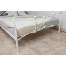 Кровать Agata 160 х 200 бежевая