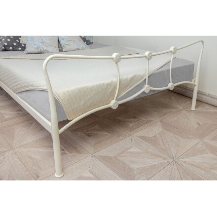 Кровать Agata 160 х 200 бежевая 