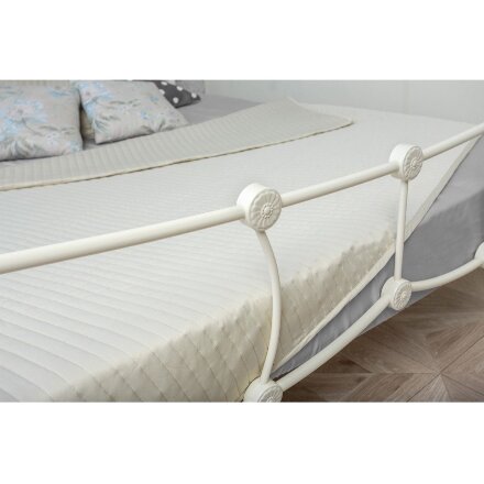 Кровать Agata 160 х 200 бежевая 