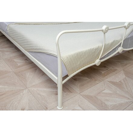 Кровать Agata 160 х 200 бежевая 