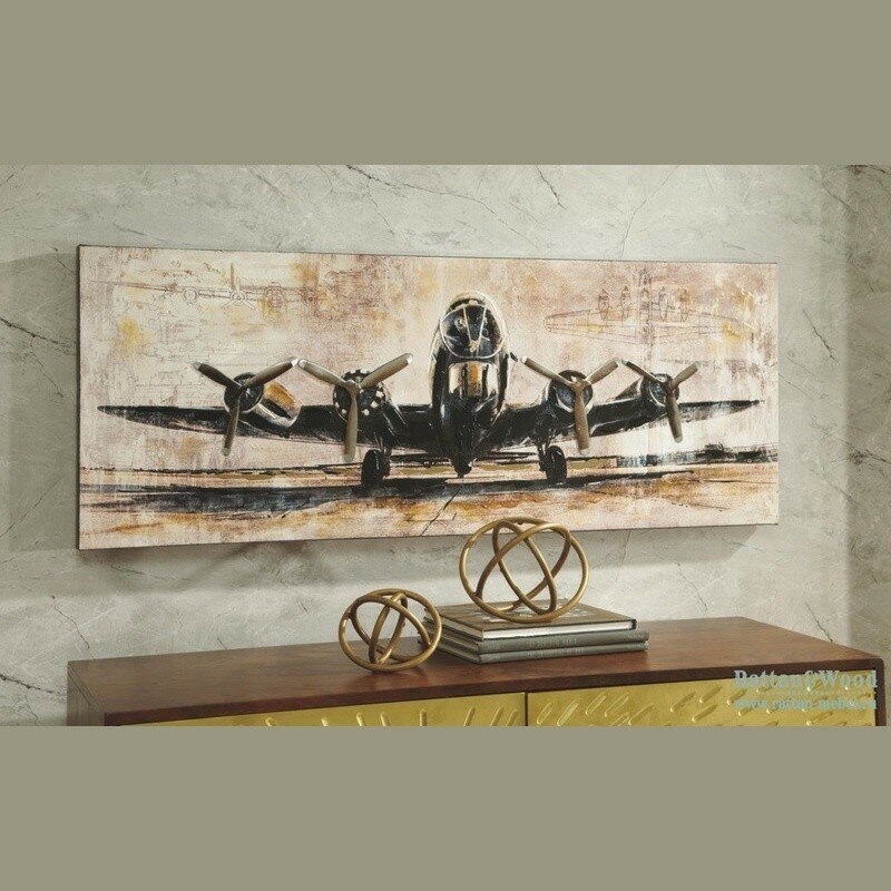 КАРТИНА Б/РАМЫ WALL DECOR A8000152 KALENE BROWN 122*46 КАРТИНА Б/РАМЫ WALL DECOR A8000152 KALENE BROWN 122*46