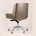 Компьютерное кресло TopChairs TopChairs Crown офисное коричневое, обивка экокожа, металлический каркас, механизм качания Мульт 