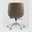 Компьютерное кресло TopChairs TopChairs Crown офисное коричневое, обивка экокожа, металлический каркас, механизм качания Мульт 