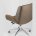 Компьютерное кресло TopChairs TopChairs Crown офисное коричневое, обивка экокожа, металлический каркас, механизм качания Мульт 